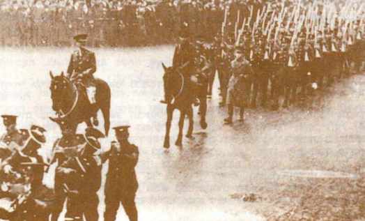 Patterson with the Jewsih Legion in London 1918.